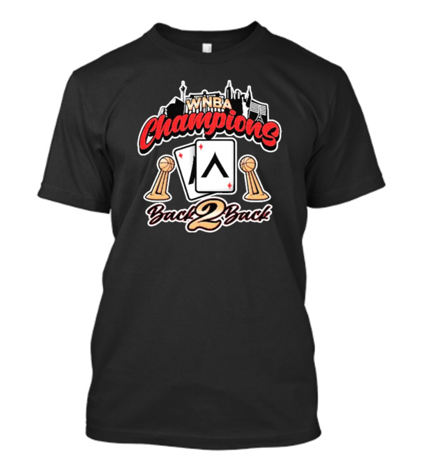 WNBA Champions Back 2 Back Vegas Back To Back Championship T-Shirt