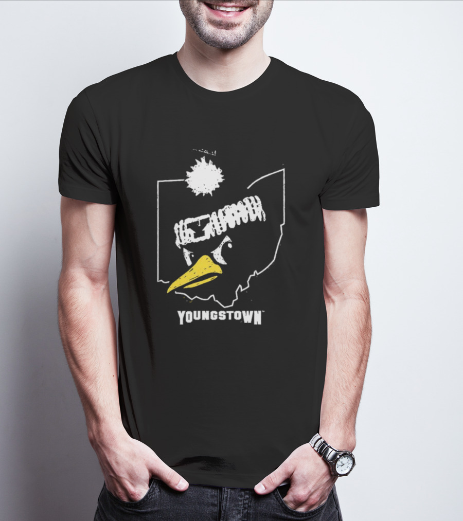 Youngstown Penguins Ohio State Outline Winter Hat T-Shirt