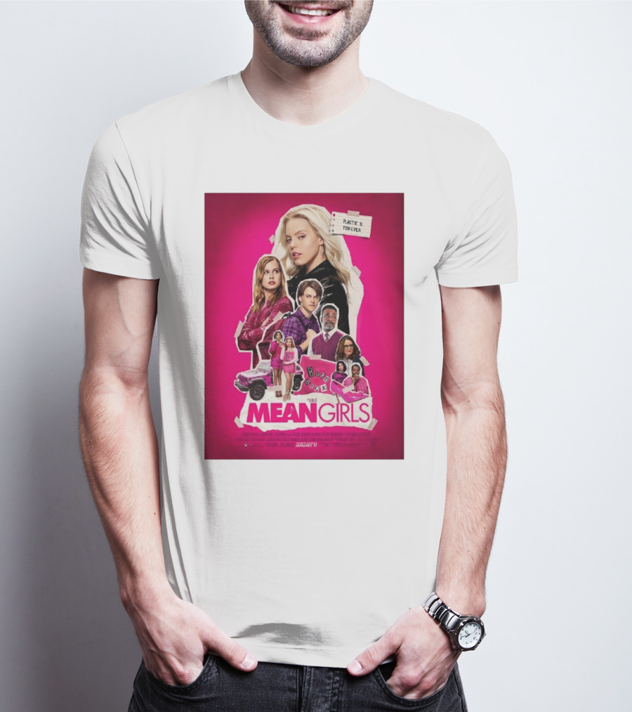 Mean Girls 2024 Plastic Is Forever January 12 Movie T-Shirt