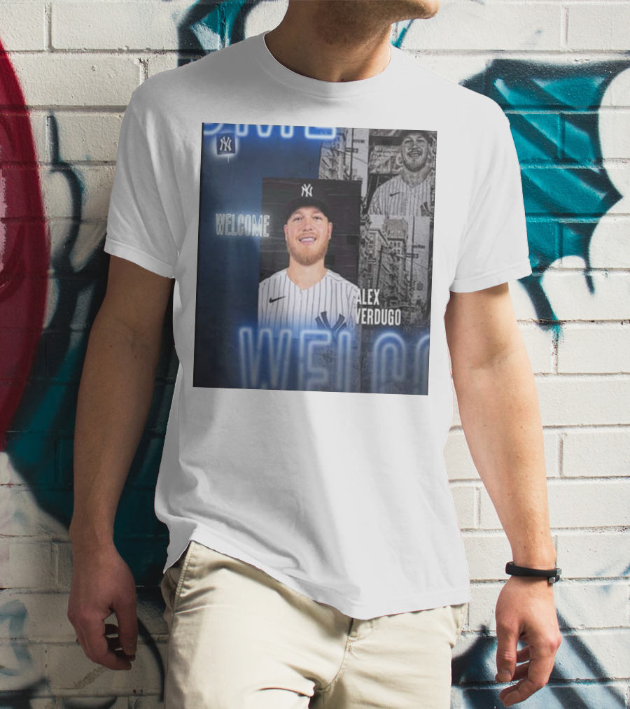 Welcome To New York Alex Verdugo New York Yankees Player T-Shirt