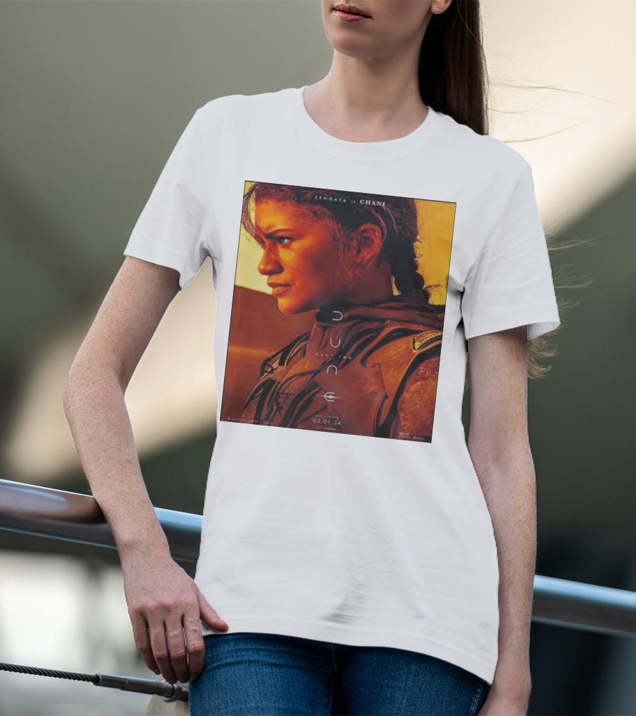 Zendaya As Chani In Dune Part Two Film Release 03.01.24 T-Shirt