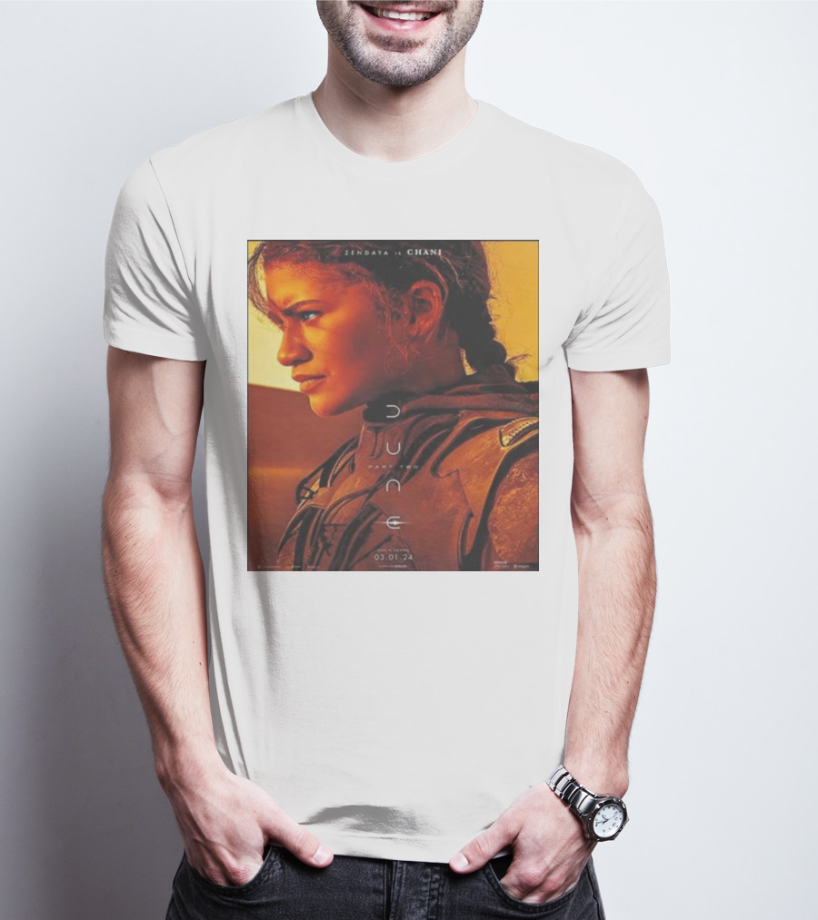 Zendaya As Chani In Dune Part Two Film Release 03.01.24 T-Shirt