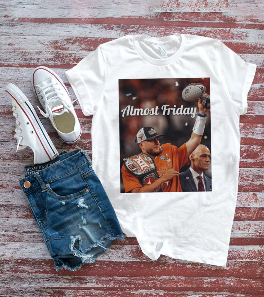Almost Friday Big 12 Championship Belt Victory T-Shirt