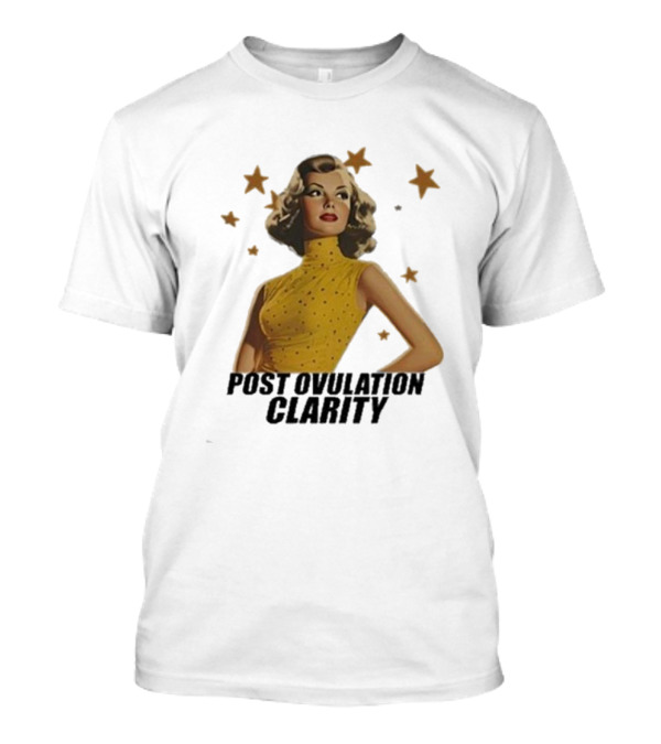 Post Ovulation Clarity Retro Star Lady T-Shirt