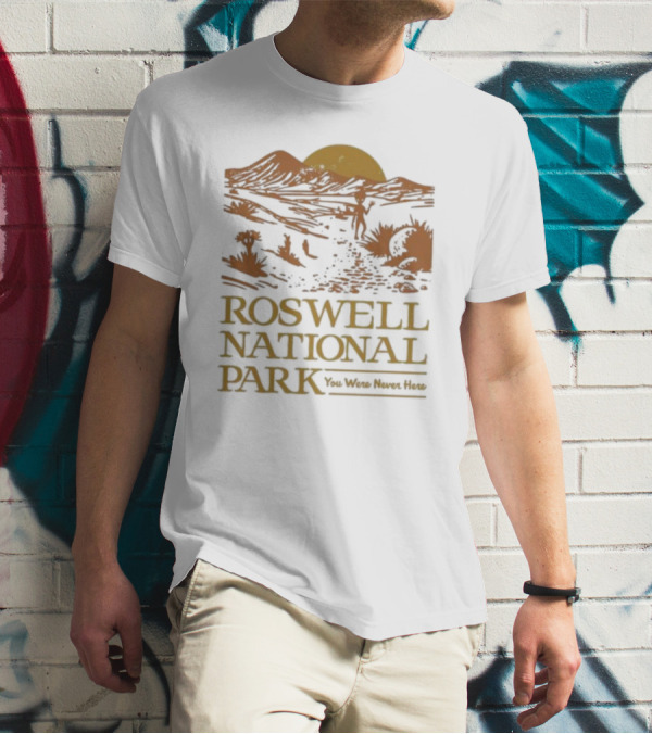 Roswell National Park You Were Never Here Alien Desert Scene T-Shirt