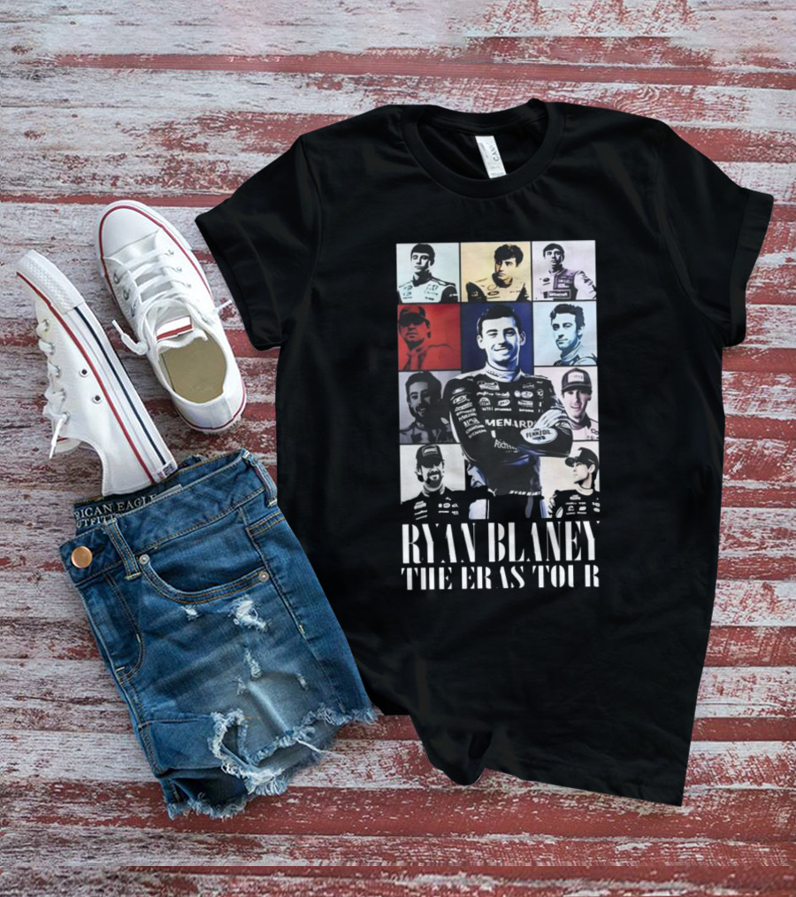 Ryan Blaney The Eras Tour NASCAR Racing Champions T-Shirt