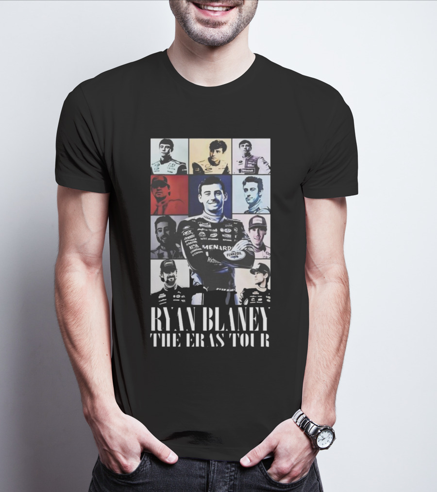 Ryan Blaney The Eras Tour NASCAR Racing Champions T-Shirt