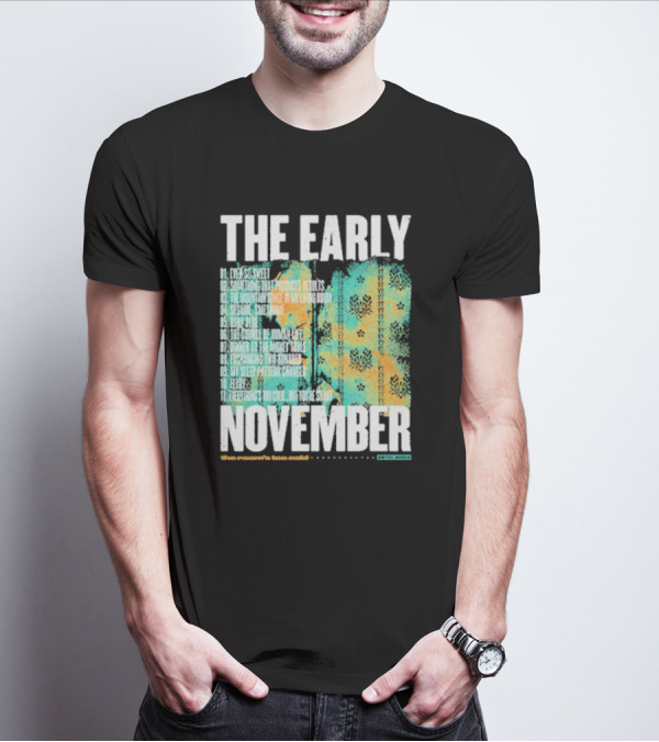 THE EARLY NOVEMBER The Room's Too Cold Tracklist 2003 T-Shirt