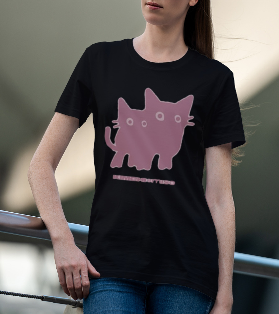 Twins Cat Kimchi Miso Retro Feline Duo T-Shirt
