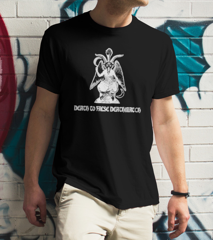 Angel Goat's Head Death To False Deathmatch Mystical Symbolism T-Shirt
