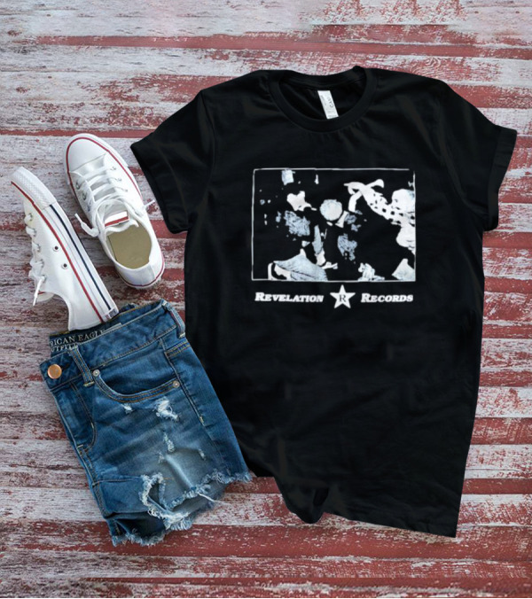 Revelation Records Star Logo With Band Performance Scene T-Shirt