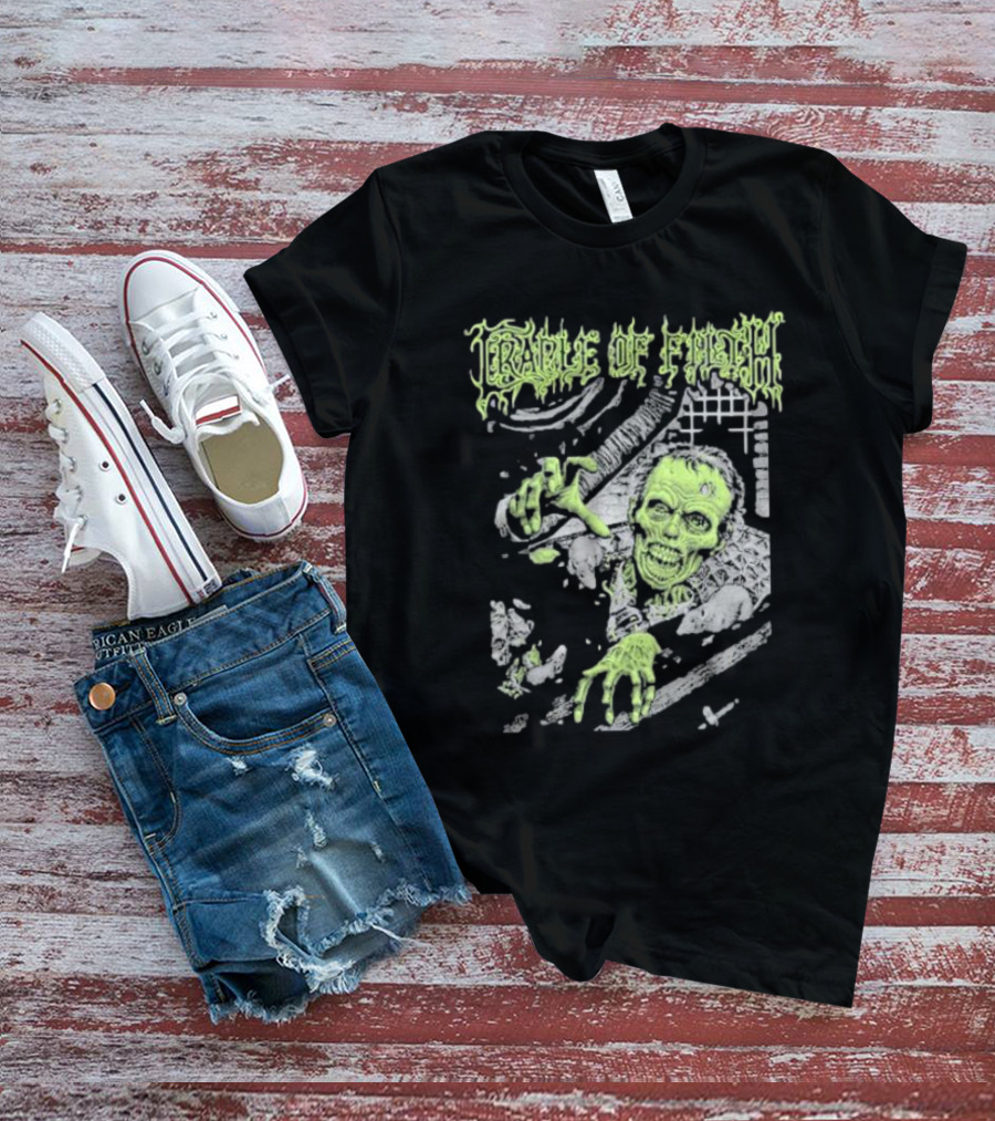 Cradle Of Filth Zombie Breaking Through Wall T-Shirt