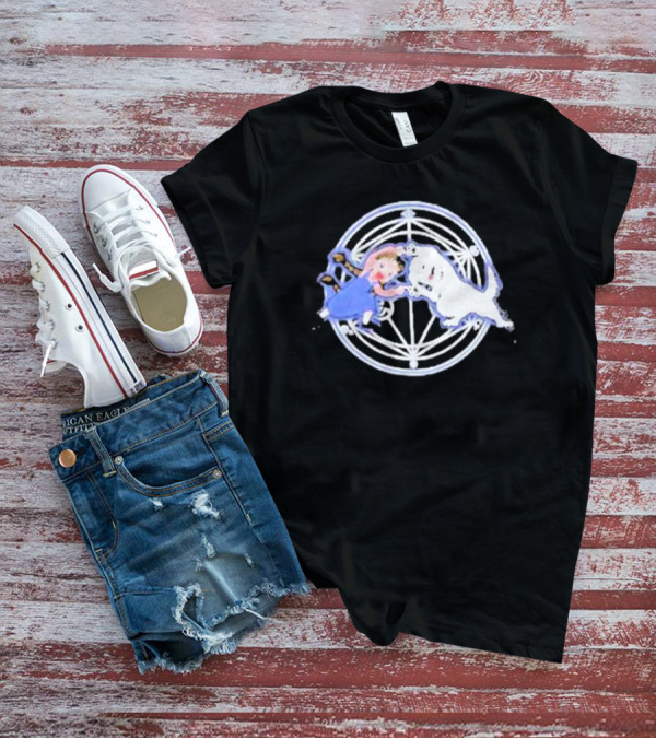 Nina And Dog Fusion Circle Symbol Anime T-Shirt