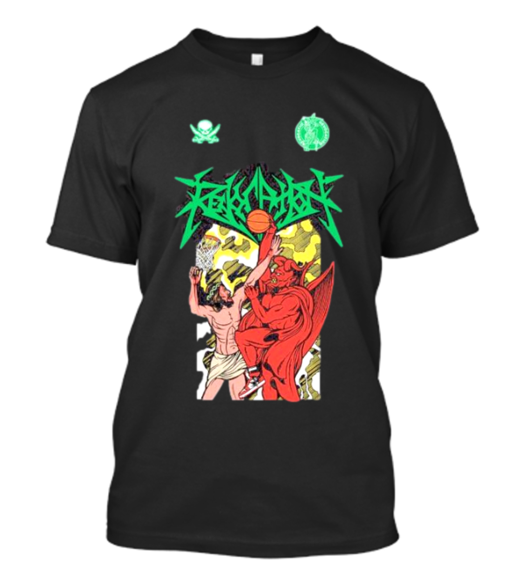 Revocation Godforsaken Demon Basketball Showdown T-Shirt