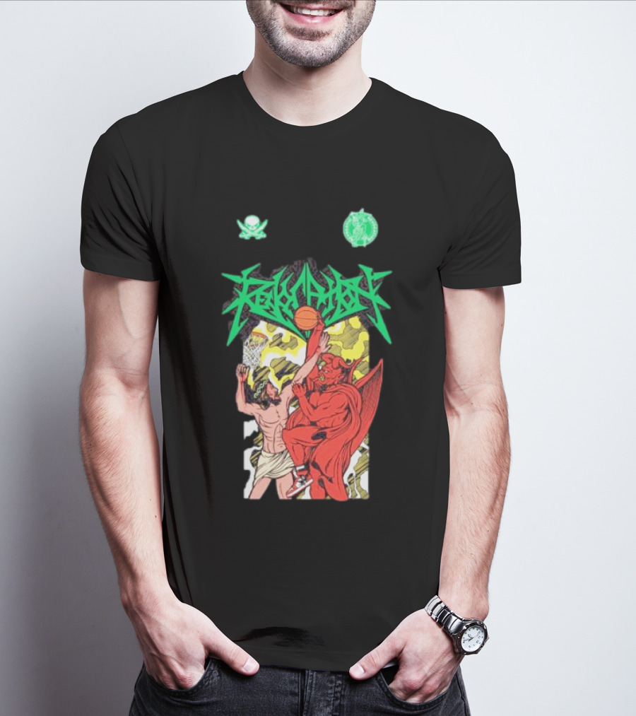 Revocation Godforsaken Demon Basketball Showdown T-Shirt