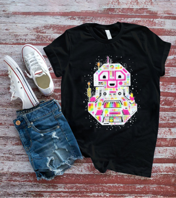 STS9 Reflect Refract Neon Robot T-Shirt