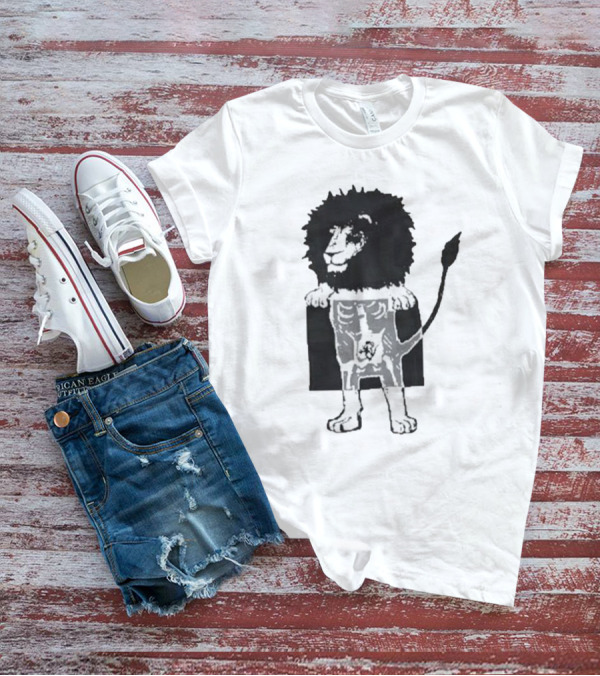 Lion Skeleton X-ray Body T-Shirt