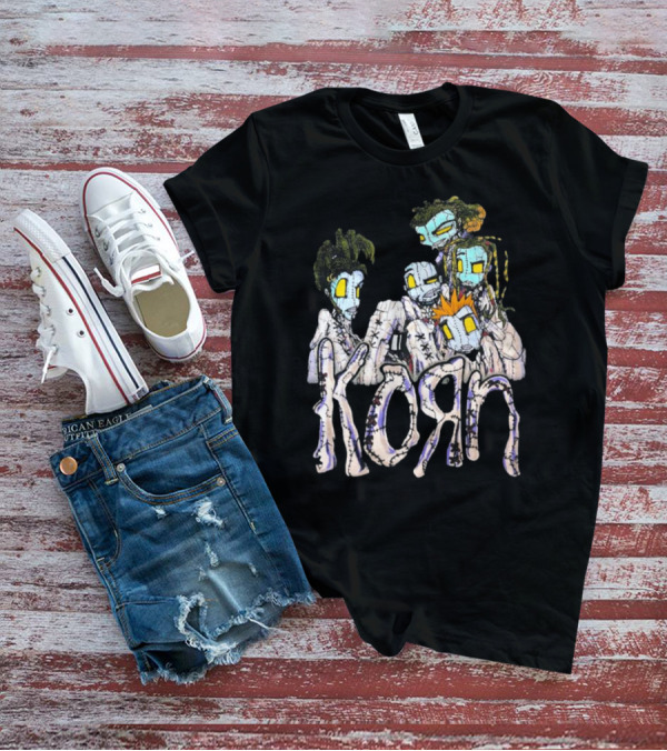 Rare Vintage 1999 Korn Issues Zombies Stitch T-Shirt