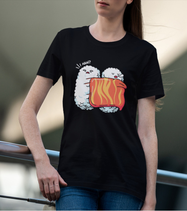 Nani Sleeping Sushi Rice Ball Blanket Surprise T-Shirt