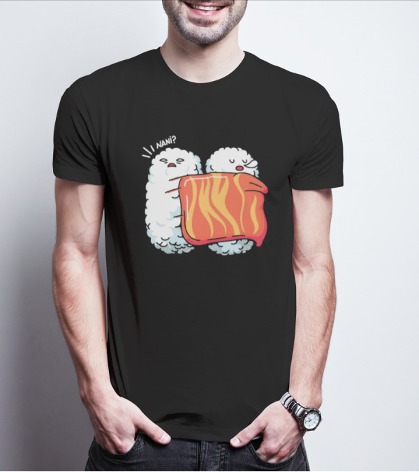 Nani Sleeping Sushi Rice Ball Blanket Surprise T-Shirt