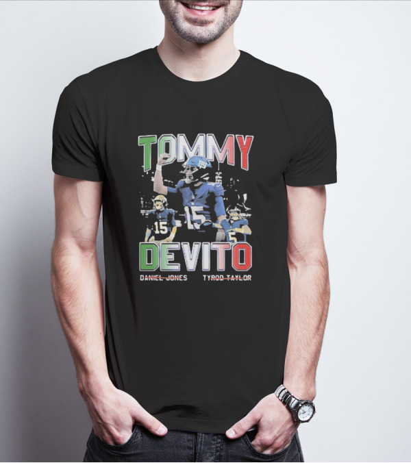 Tommy Devito New York Giants Daniel Jones Tyrod Taylor T-Shirt