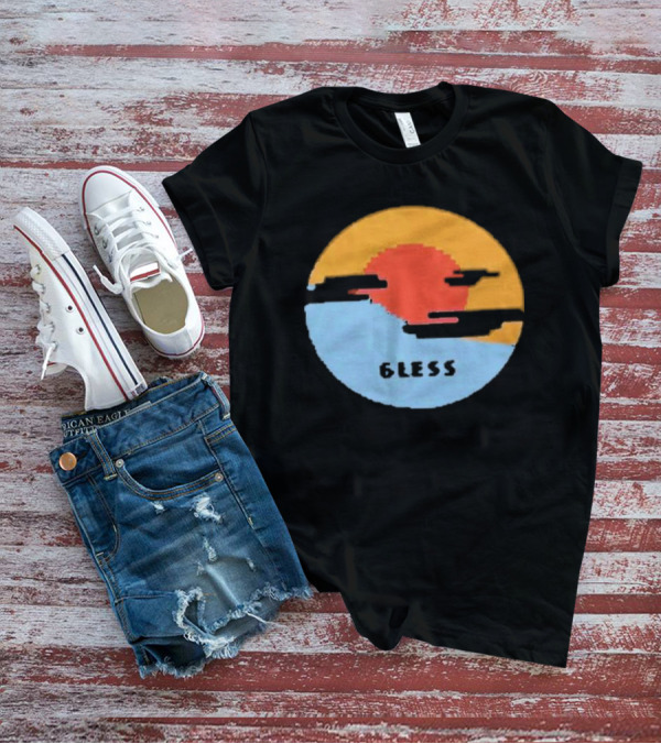 Pixel Sunset Six Less T-Shirt