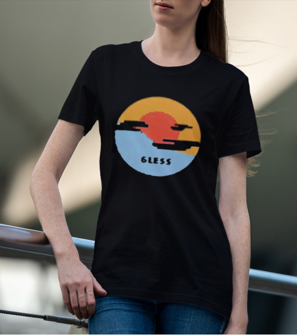 Pixel Sunset Six Less T-Shirt