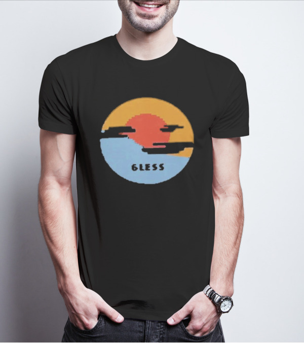 Pixel Sunset Six Less T-Shirt