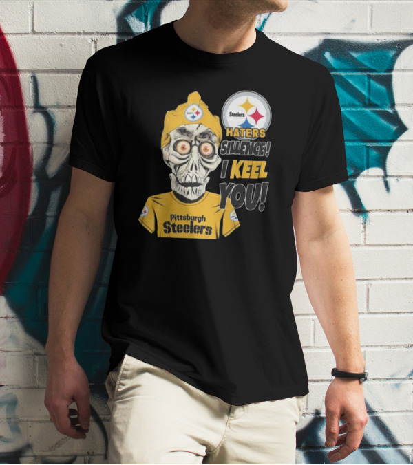 Pittsburgh Steelers Haters Sillence I Keel You T-Shirt