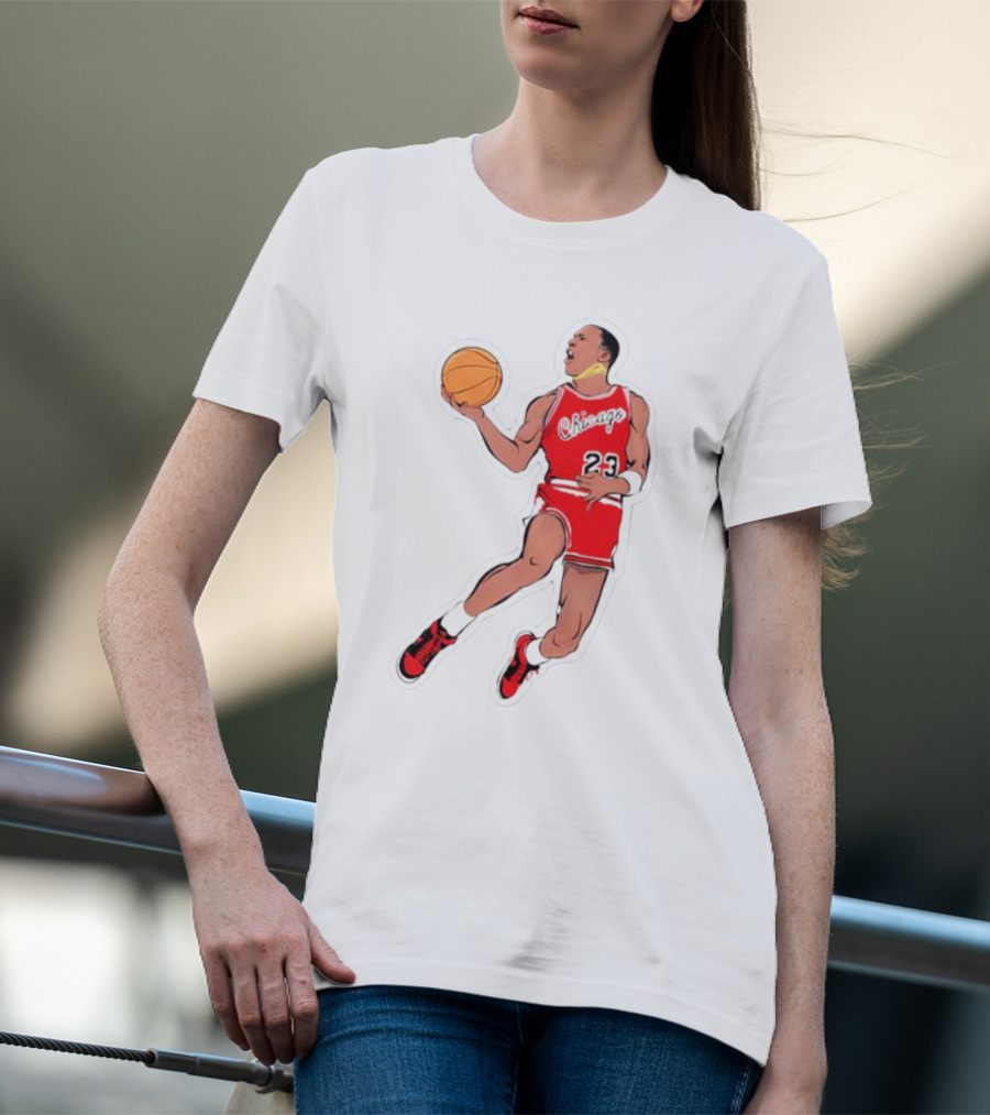 Slam Dunk From The Goat Chicago 23 Basketball Legend T-Shirt