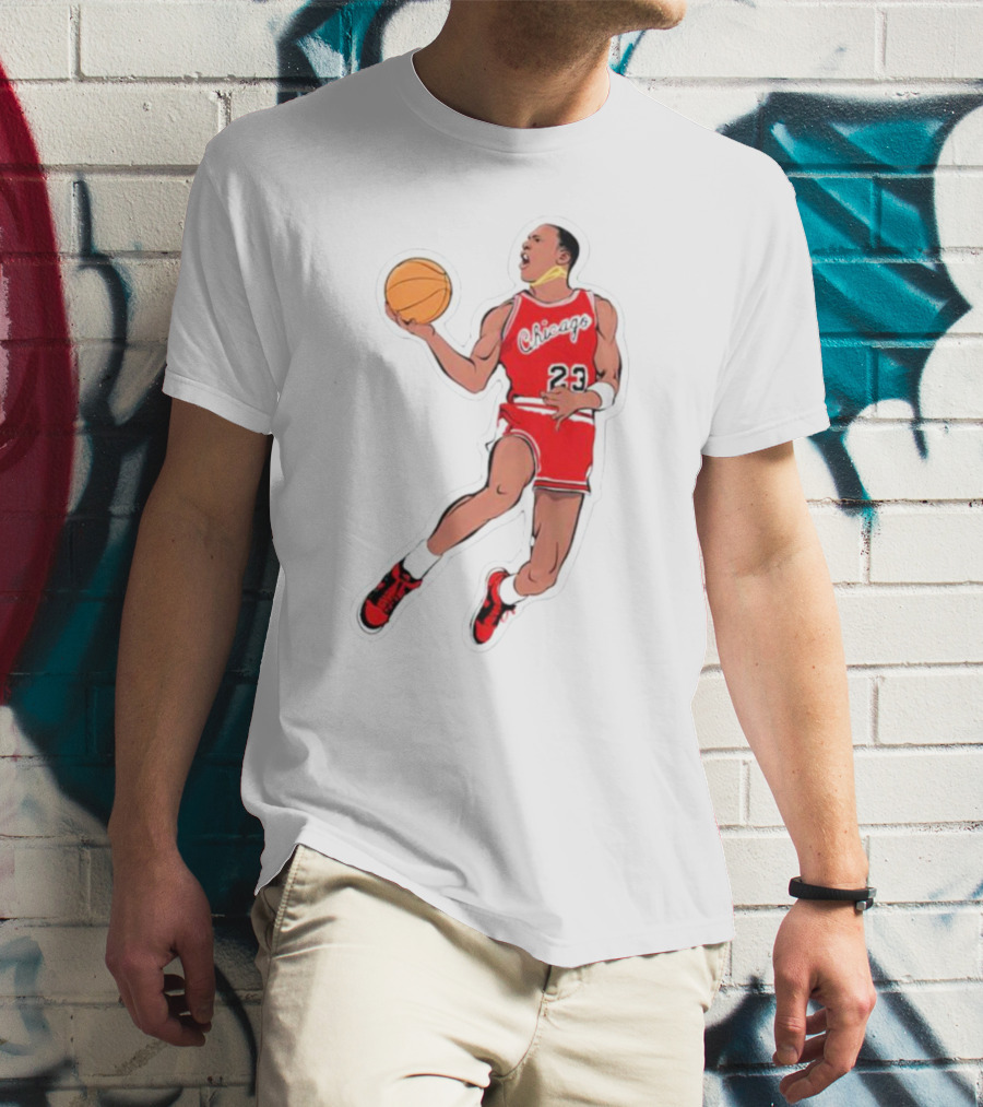 Slam Dunk From The Goat Chicago 23 Basketball Legend T-Shirt
