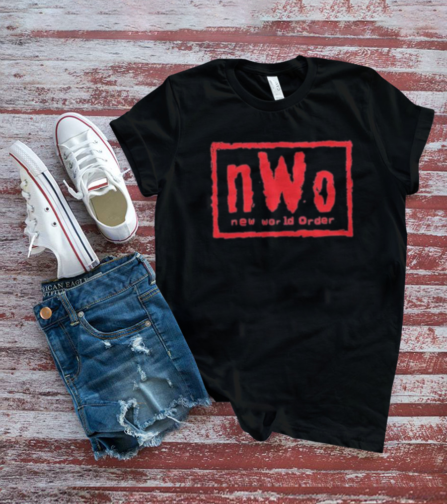 NWO New World Order Red Iconic Logo Youth 500 Level T-Shirt