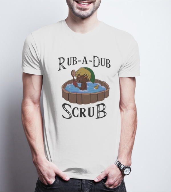 Rub-A-Dub Scrub Deku Tree Bath With Rubber Duck T-Shirt