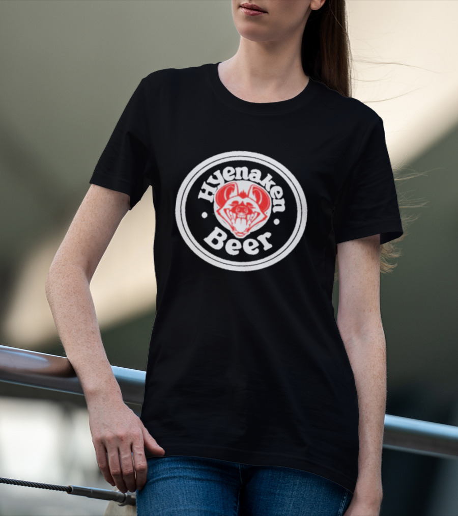 Spotgideon Hyenaken Beer Furaffinity Hyena T-Shirt