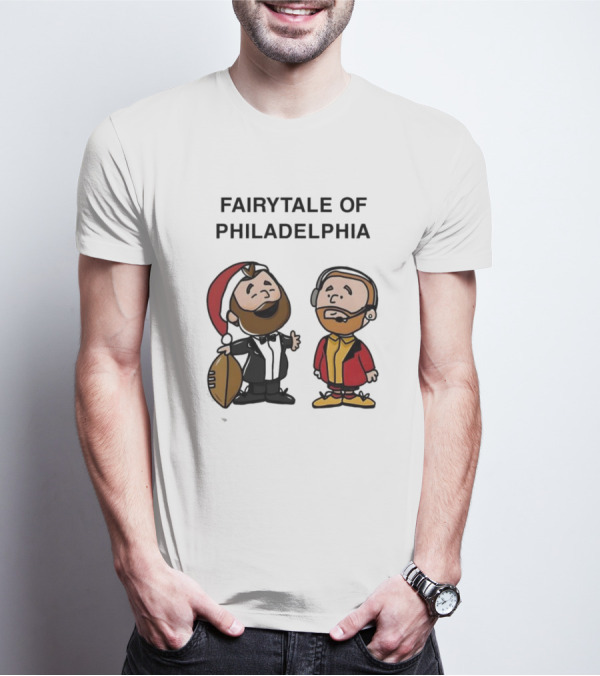 Fairytale Of Philadelphia Jason Kelce Travis Kelce Football Cartoon T-Shirt