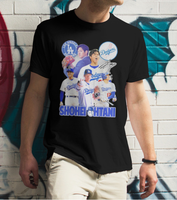 Los Angeles Dodgers Shohei Ohtani Dodger Stadium Arrival T-Shirt