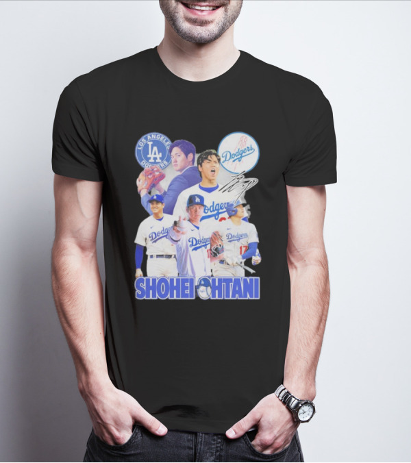 Los Angeles Dodgers Shohei Ohtani Dodger Stadium Arrival T-Shirt