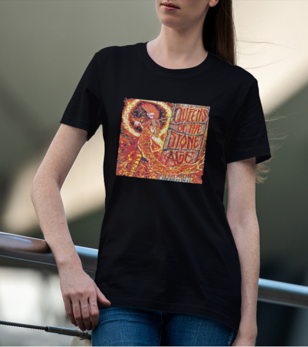 December 15th Queens Of The Stone Ages Viejas Arena San Diego Fire Violinist Performance T-Shirt