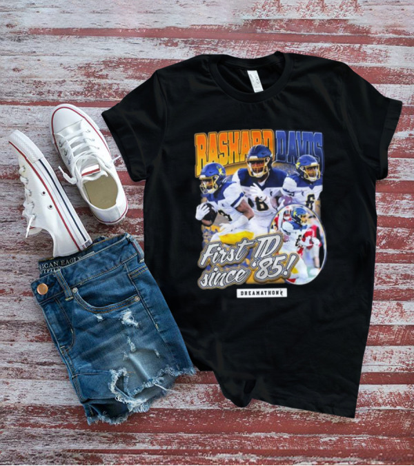 Rashard Davis Dreamathon First TD Since 1985 T-Shirt
