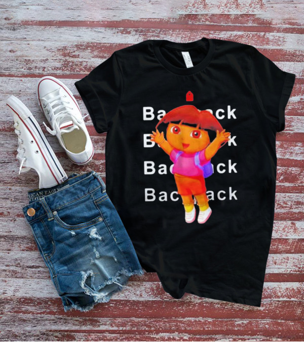 Dora Backpack Adventures Playful Youthful T-Shirt