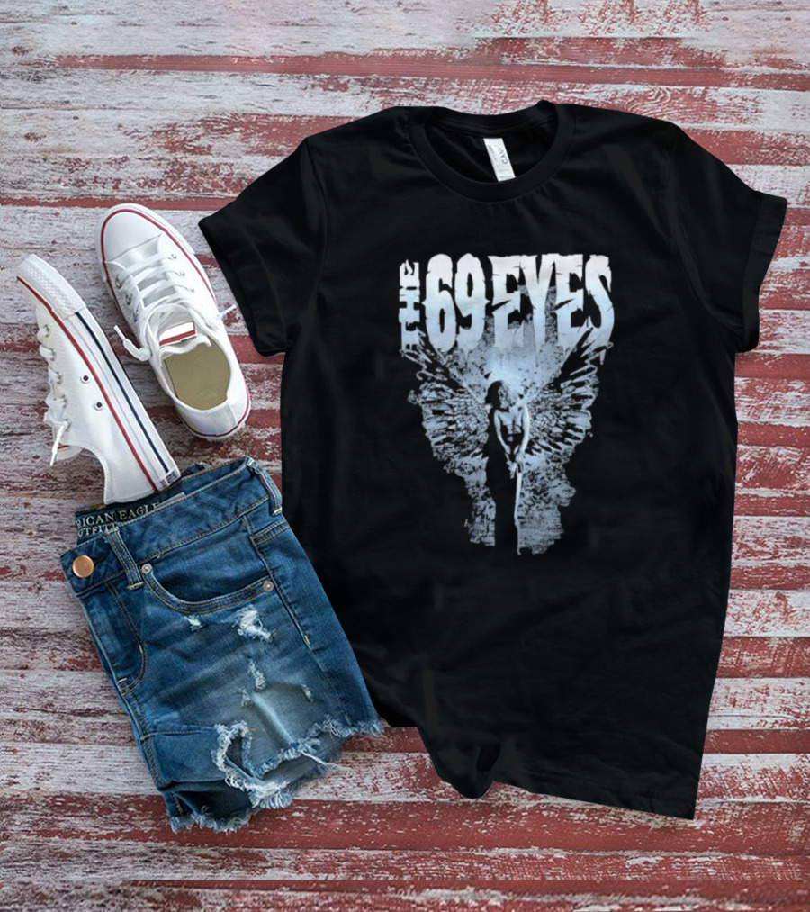 The 69 Eyes Wings Vintage Gothic Angelic T-Shirt