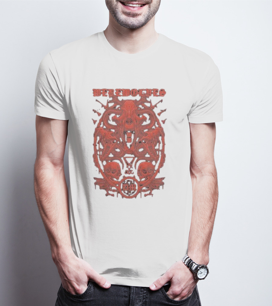 Werewolves Their Own Blood Gothic Skull And Bat T-Shirt