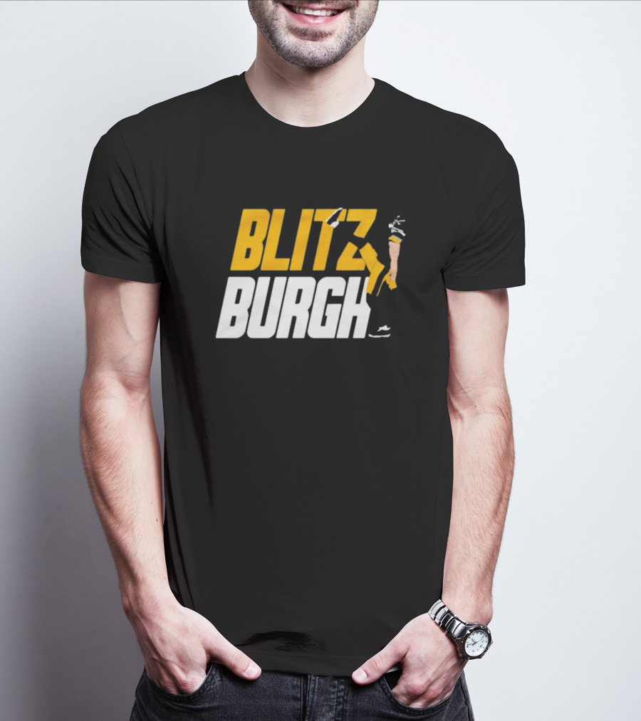 Pittsburgh Steelers Blitzburgh Kicking Action T-Shirt