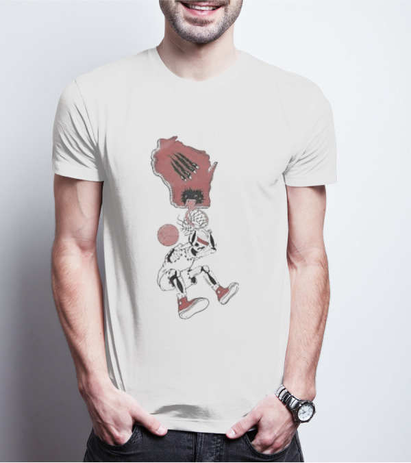 W Skeleton Dunk Wisconsin T-Shirt