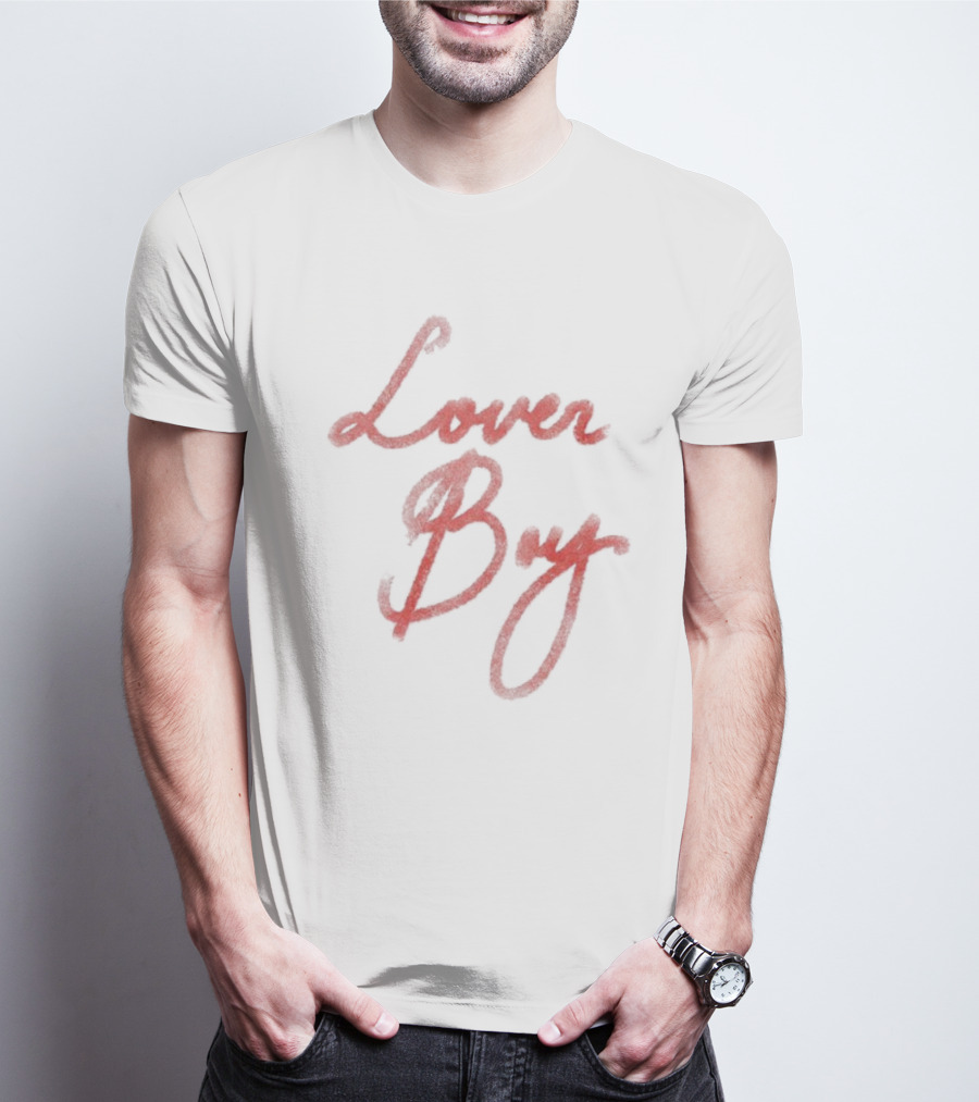 Lover Boy Red Script T-Shirt