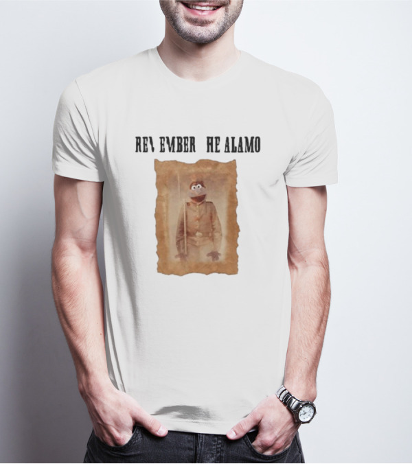 R Remember R He Alamo Lucca International Muppet Gonzo T-Shirt
