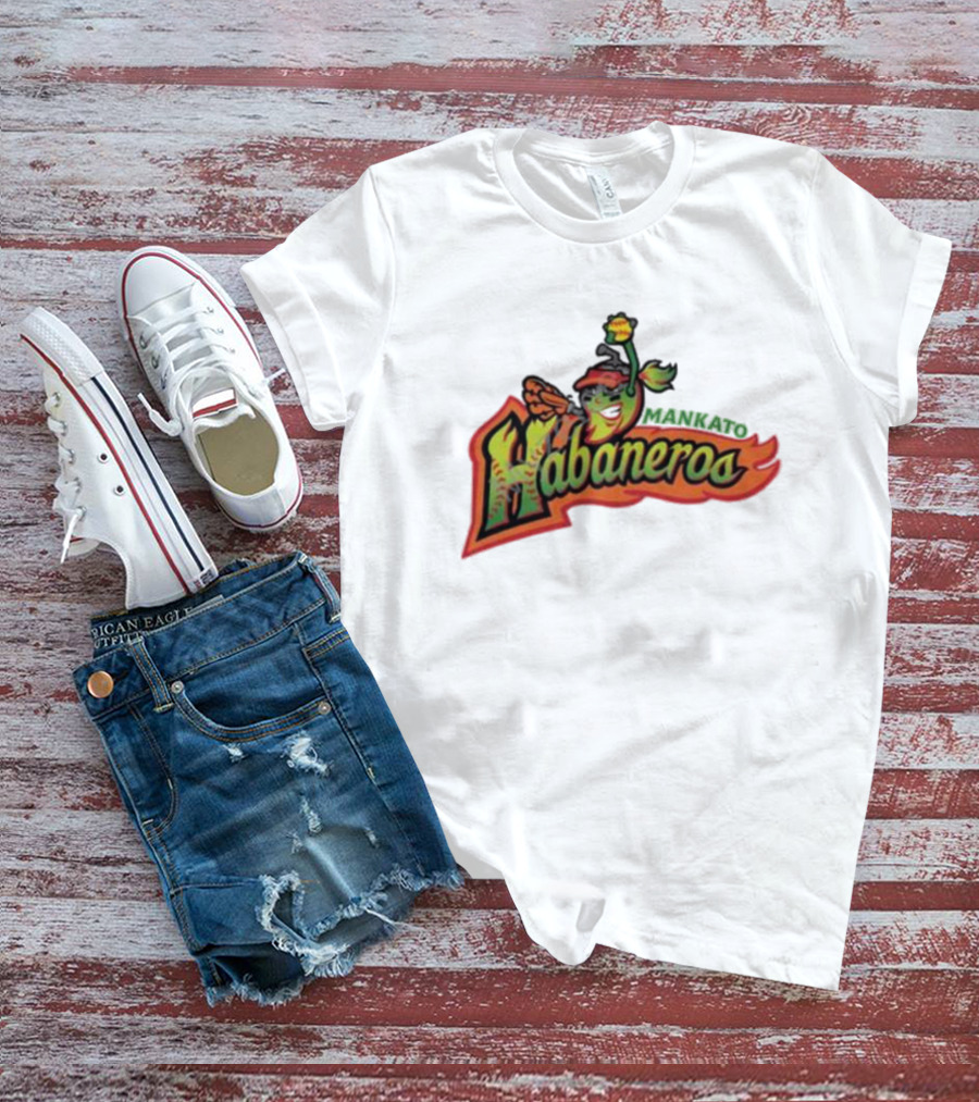 Mankato Habaneros Spicy Flaming Pepper T-Shirt