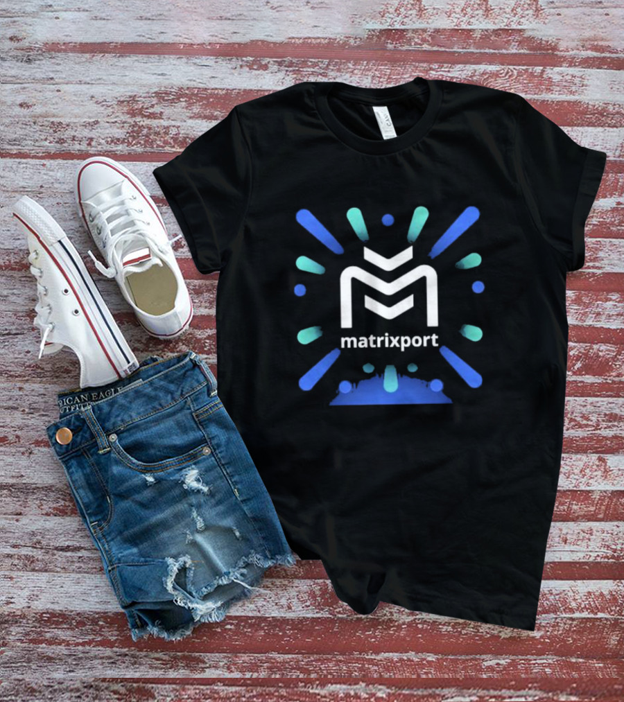 Matrixport Rwa Tokenization Transformative Finance Logo Burst T-Shirt