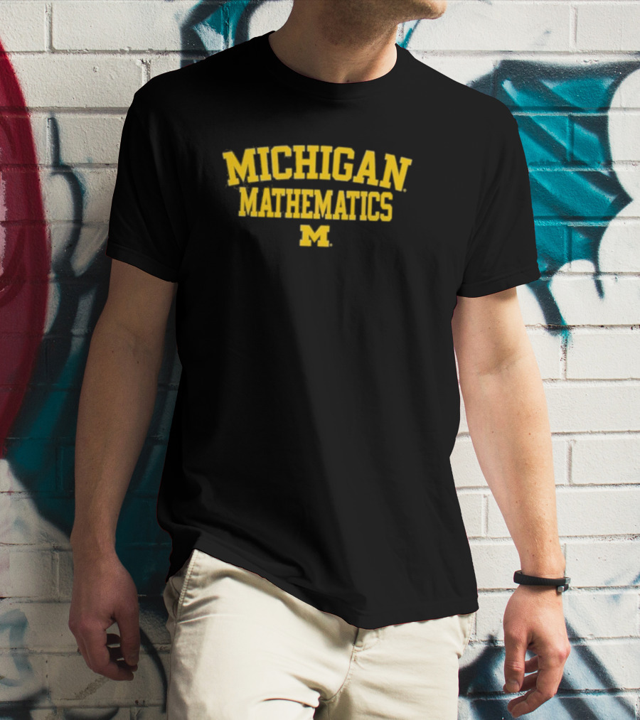 Michigan Mathematics M Mden T-Shirt