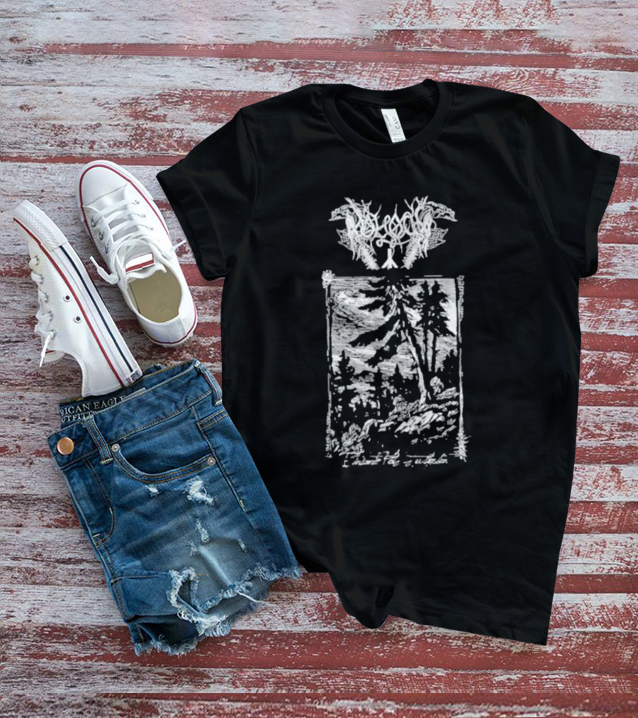 Moloch Einsamer Platz Zu Sterben Black Metal Forest Scene T-Shirt